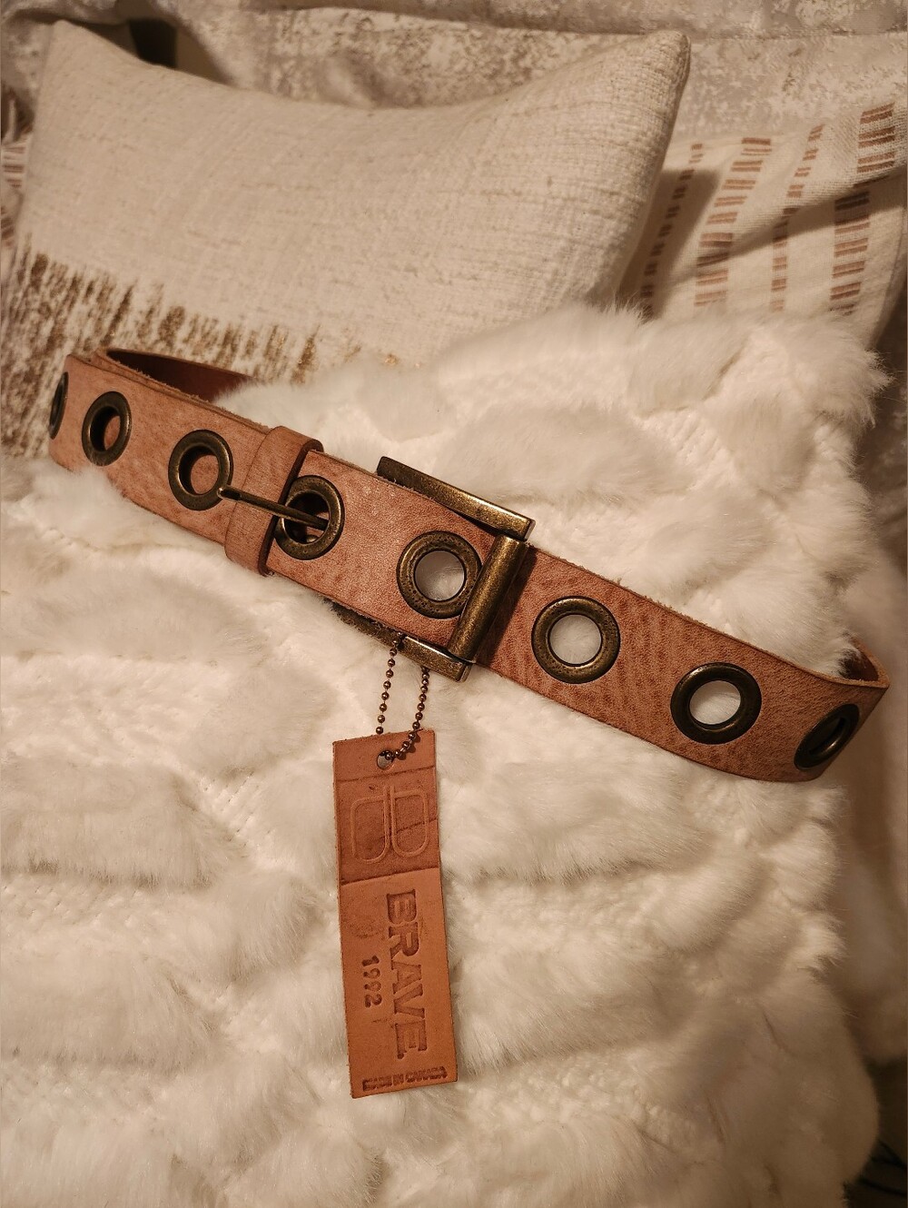 Brave Belt with Grommets NWT
